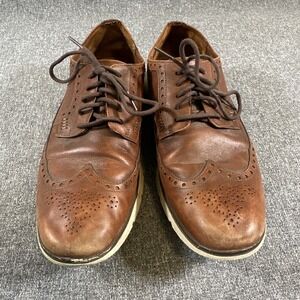Timberland Earthkeepers Wingtip Oxford Shoes Brown Leather Men's Size 9 A1QBT